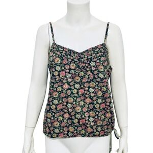 OLD NAVY | Perfect Fit Floral Crop Top Tank Size M
